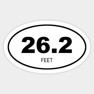 26.2 FEET Sticker